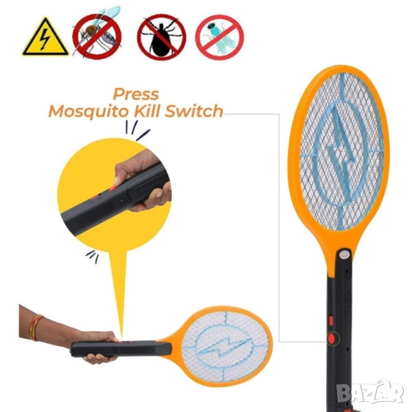 ⚡ Електрическа палка против насекоми , снимка 1