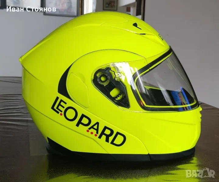 ПРОМОЦИЯ! - модуларна мото каска Leopard, Leo-838, размер L   , снимка 1