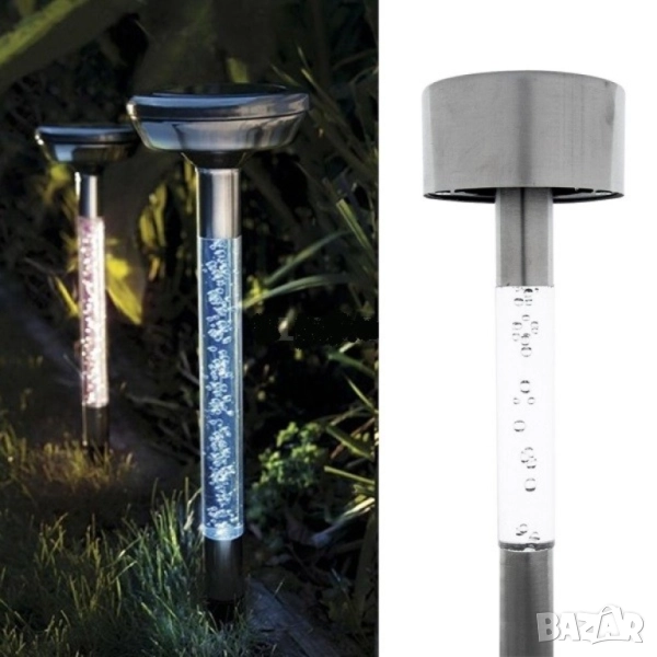 Соларна лампа с ефект „водни мехурчета“  , снимка 1