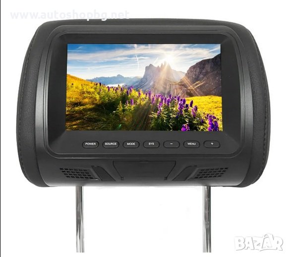 LCD-TFT подглавник с вграден монитор, снимка 1