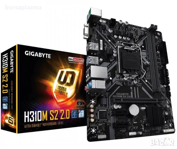 ДЪННА ПЛАТКА GIGABYTE H310M-H 2.0, SOCKET 1151 (300 SERIES), 2 X DDR4, снимка 1