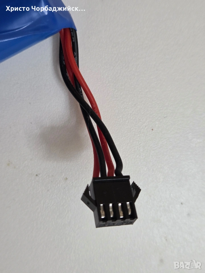 4 броя акумулаторни батерии SM-4P 7.4V 18650 8000mAh 2S, снимка 1