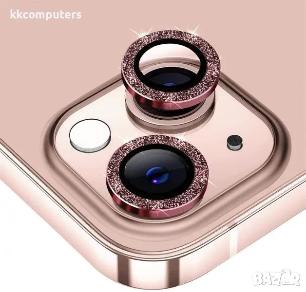 Camera Lens Shine за iPhone 13 Pro / 13 Pro Max / Розов / Баркод : 2403757, снимка 1