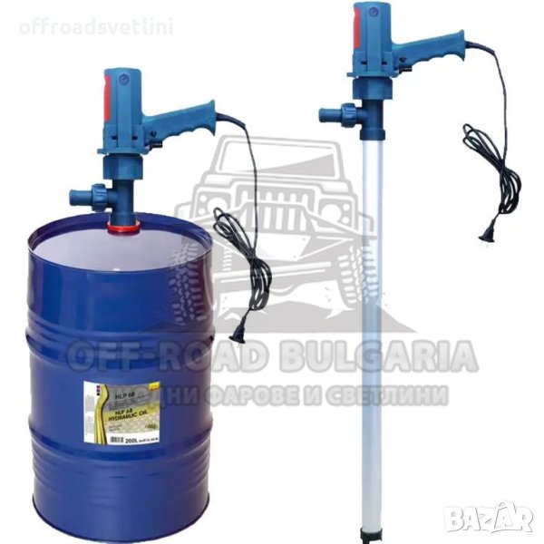 НОВА 220V Помпа за източване на масло, гориво, помпа за варел 220V, снимка 1