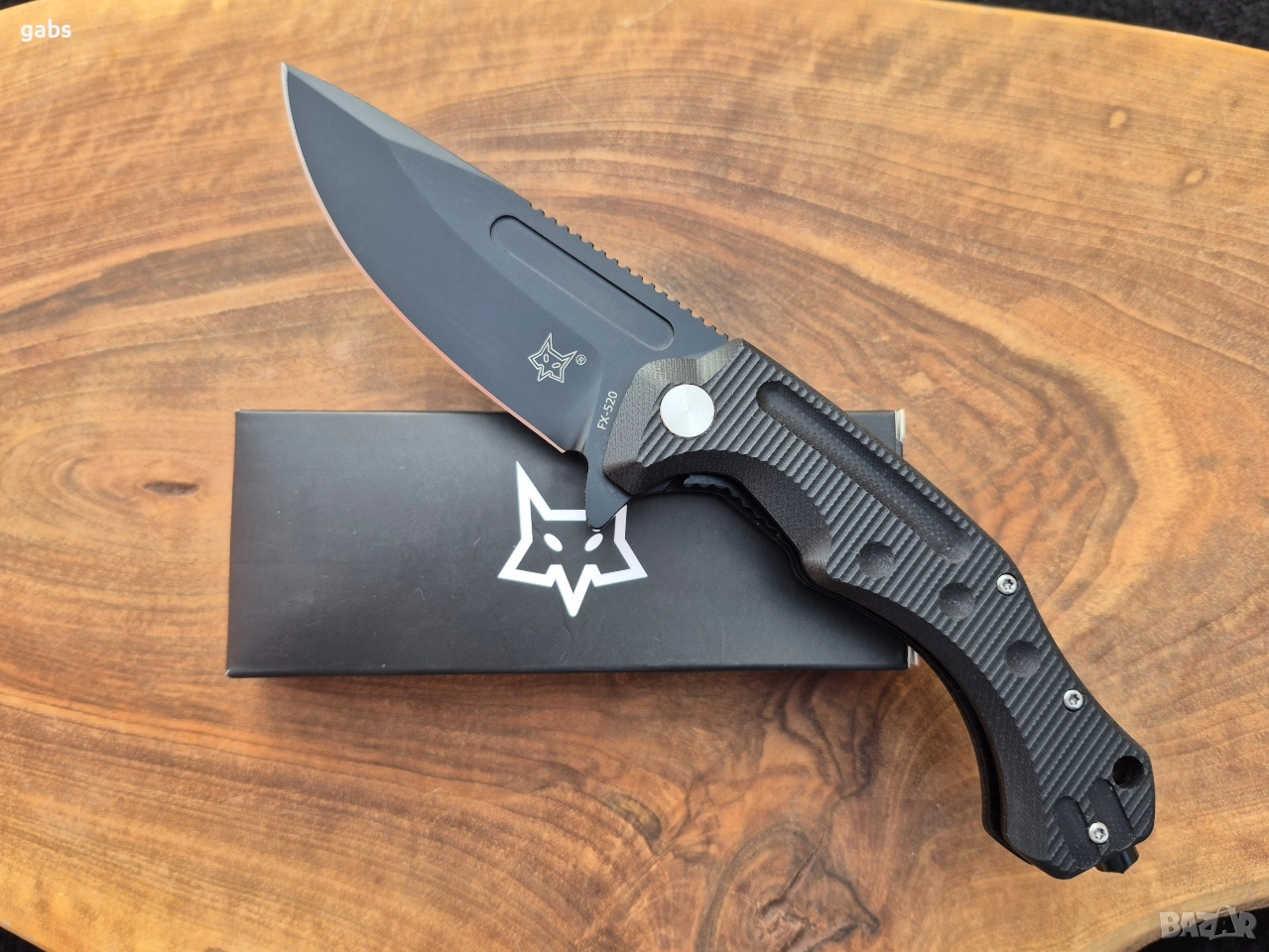 Сгъваем нож FOX FX-520, DESERT FOX, снимка 1