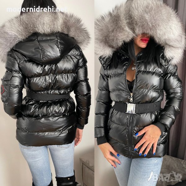 Дамско яке с лисица Moncler код 127, снимка 1