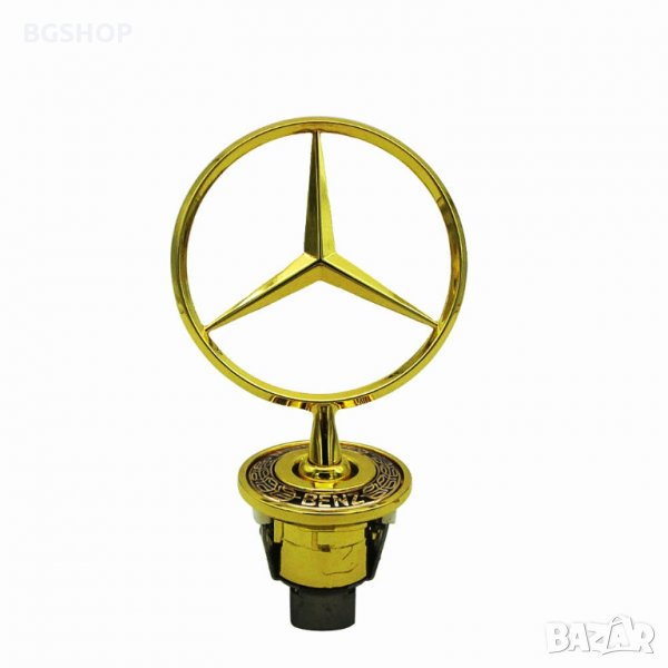 Емблема звезда за Mercedes Benz Gold Logo, снимка 1