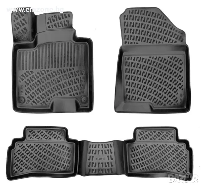 Гумени стелки тип Леген 3D Rizline Кия Спортидж KIA Sportage, снимка 1