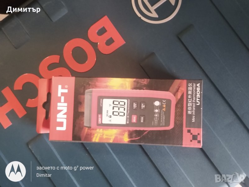 Инфрачервен термометър uni-t, снимка 1