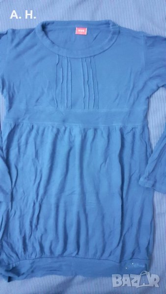 Синя туника/ Блуза с дълъг ръкав, снимка 1