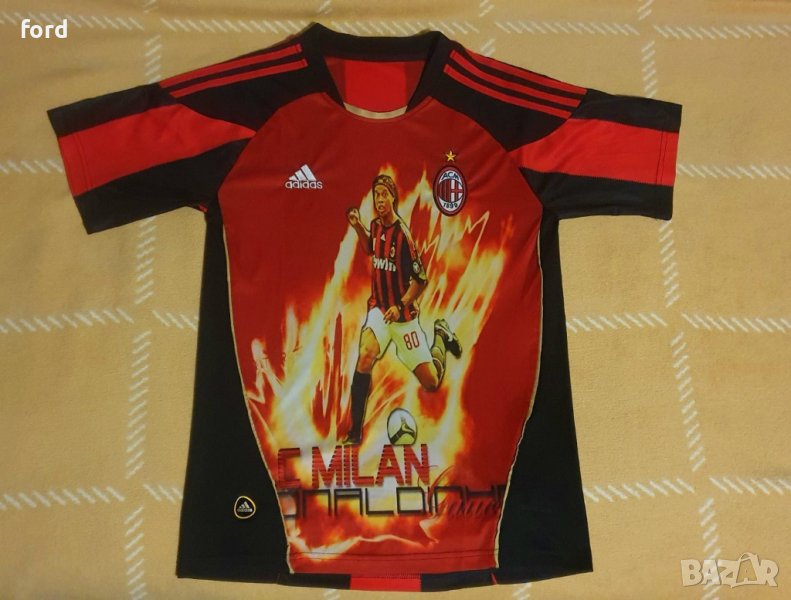  футболна тениска adidas AC Milan Ronaldinho, снимка 1