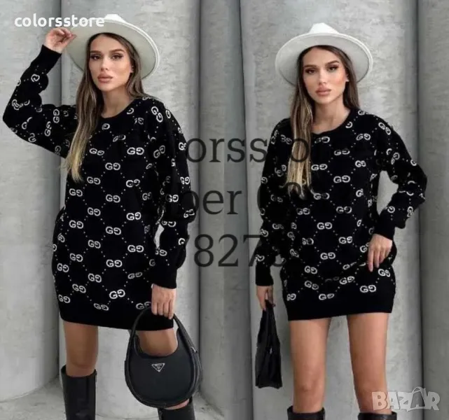 Луксозен черен пуловер-VL77b, снимка 1