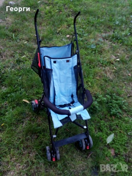 Детска количка -  лесно сгъваема, заема малко място - лека, снимка 1