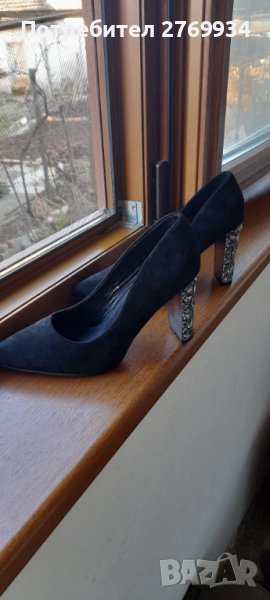Елегантни обувки на висок ток номер 41, снимка 1