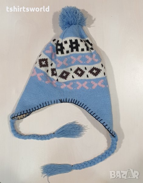 Нова детска зимна шапка, от 4 години до 12 години, снимка 1