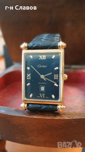 Часовник Cartier Art Deco Case (Gold plated), снимка 1