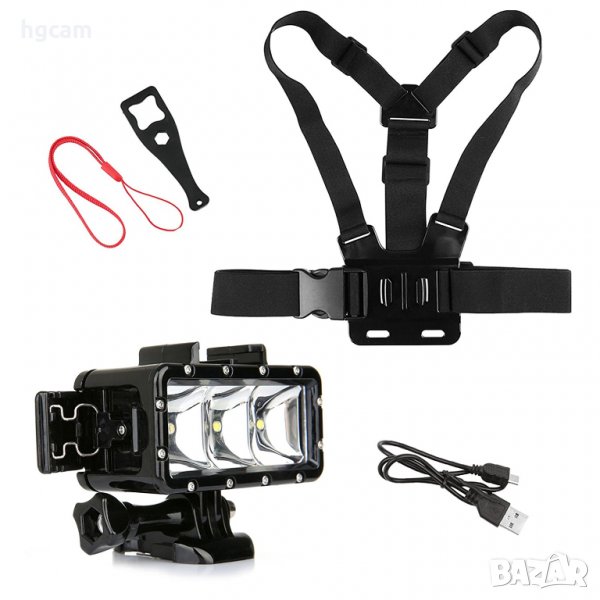 Комплект PRO WATER SET аксесоари за екшън камери GoPro Hero, SJCAM и д, снимка 1