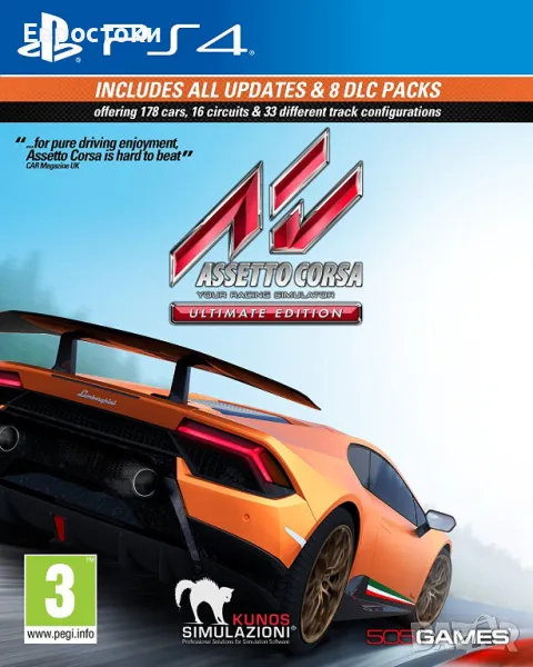 Игра за PS4 „Assetto Corsa Ultimate Edition“ (PS4), снимка 1