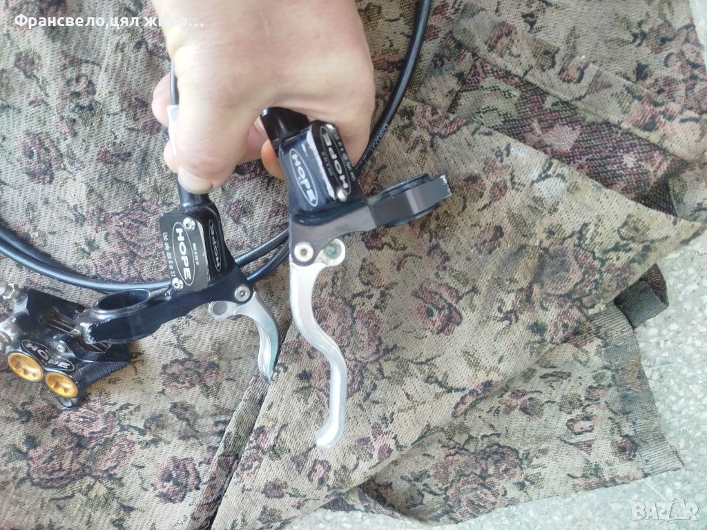 Хидравлични спирачки за велосипед колело свалени от 26 цола hope , снимка 1