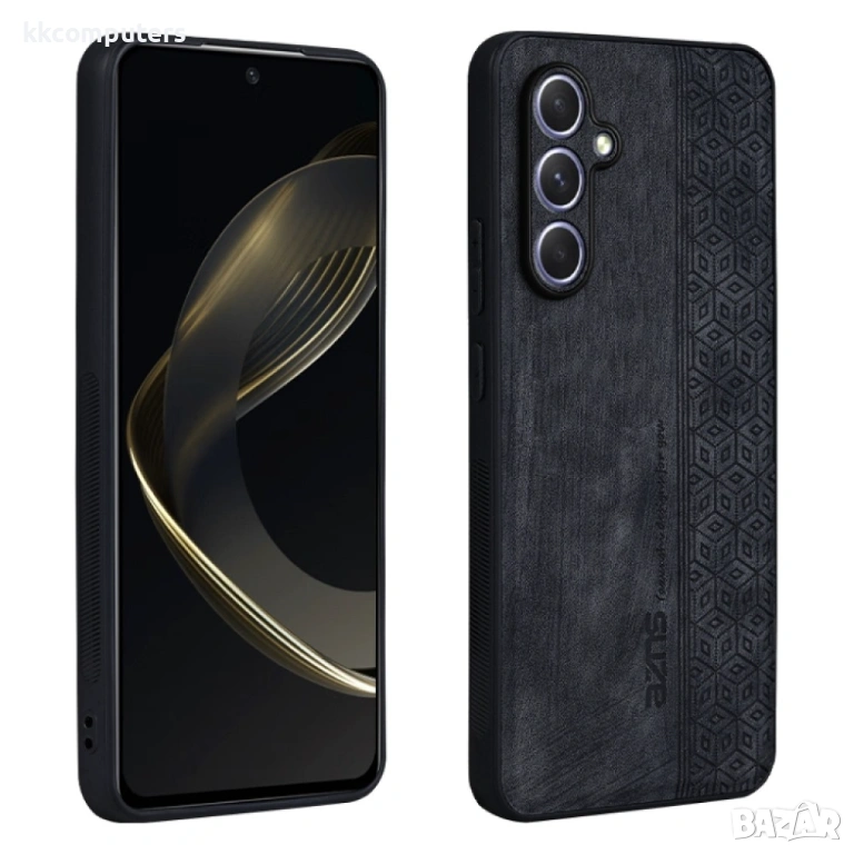 Samsung Galaxy A55 5G ЕAZNS Удароустойчив Кожен Калъф и Протектор, снимка 1