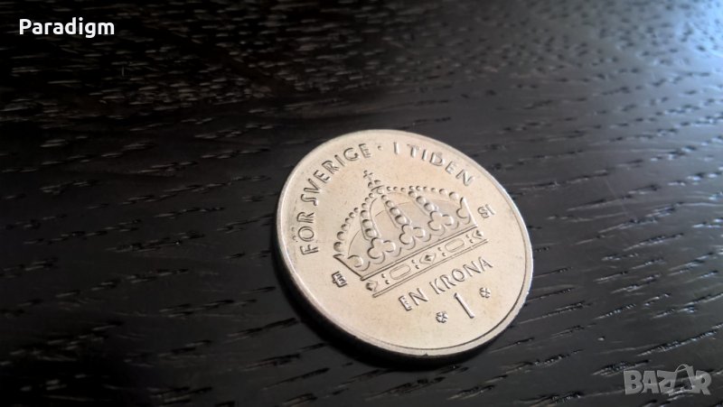 Mонета - Швеция - 1 крона | 2007г., снимка 1