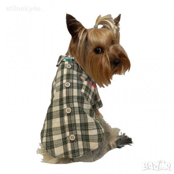 Кучешка риза Ризи за кучета Риза за куче Официални кучешки дрехи Кучешки ризи, снимка 1