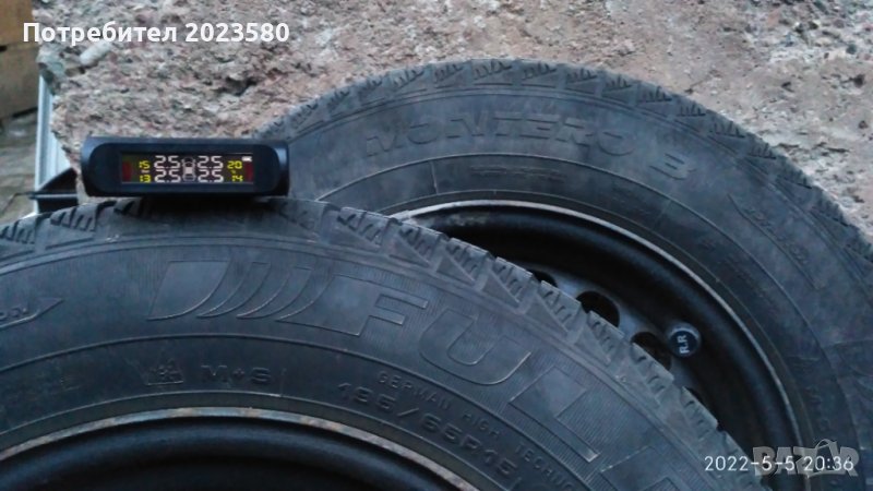 Датчик за налягане на гуми с монитор, снимка 1