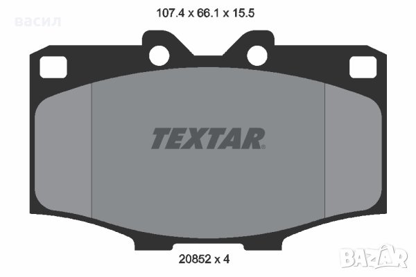 НАКЛАДКИ ДИСКОВИ Toyota-HIASE-94/Land Cruizer-98WVA 20852  FDB288, снимка 1