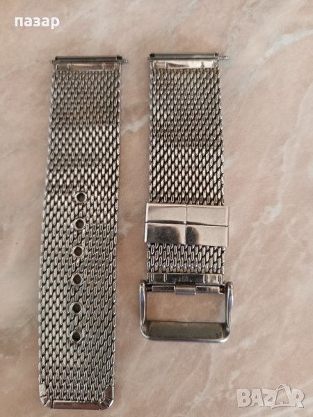 метална плетена верижка за часовник, снимка 1