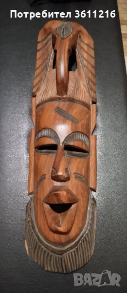 Дървена маска , снимка 1