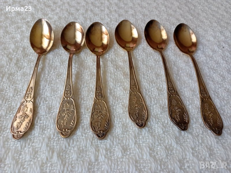 Руски позлатени лъжички, снимка 1
