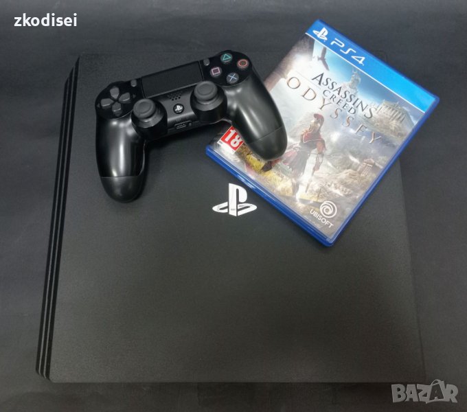 Sony PlayStation PS4 Pro 1бр. джойстик и 1бр. игра, снимка 1