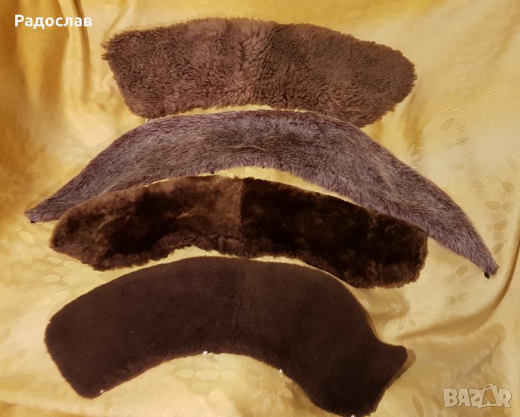 Продавам 4 кожени яки за палта и якета  , снимка 1