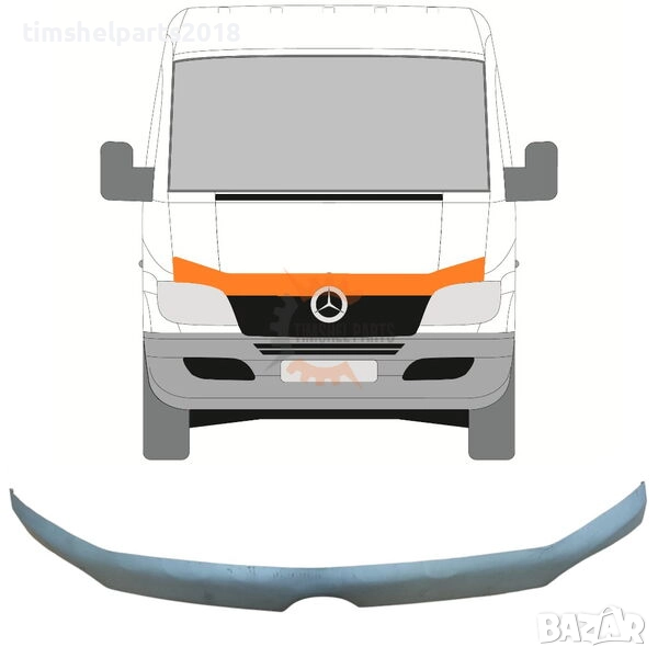 Ремонтен панел преден капак за Mercedes Sprinter от 2000 до 2006 година, снимка 1