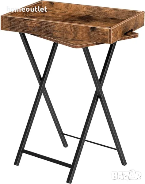 ПРОМОЦИЯ Сгъваема портативна масичка с подвижен поднос BF29BZ01, снимка 1