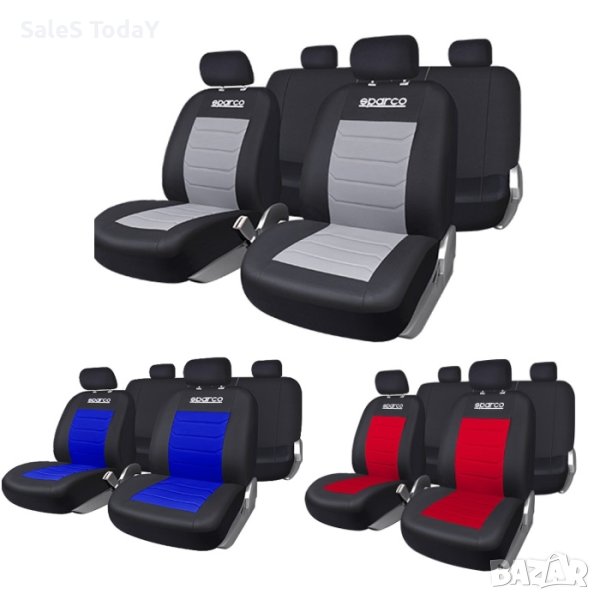 Тапицерия за автомобил, 9 части, Универсални калъфи за седалка, снимка 1