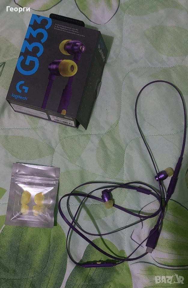 Гейминг слушалки Logitech G333, снимка 1