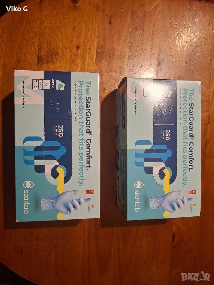 star Guard Comfort 250броя 10лв нитрилови ръкавици , снимка 1