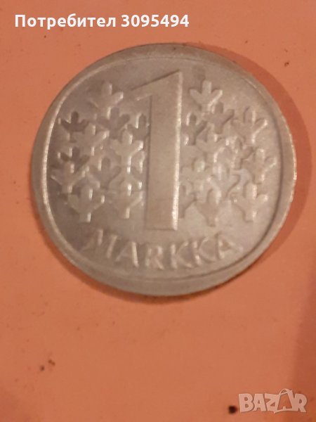 1 МАРКА 1965г. РЕПУБЛИКА ФИНЛАНДИЯ., снимка 1