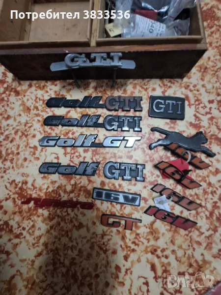 Редки емблеми Gti, Syncro, 16 V и др. за Vw Golf Mk2, снимка 1