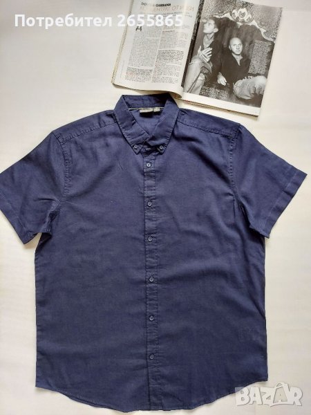 Мъжка ленена Риза Watson's, снимка 1