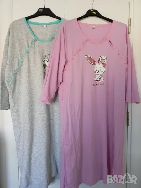 2 нощници за бременни и кърмене -ХL, снимка 1