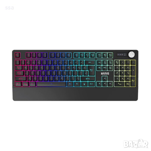 Marvo геймърска клавиатура Gaming Keyboard K660 - Wrist, 104 keys, RGB, снимка 1