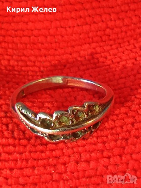 СРЕБЪРЕН ФЛОРАЛЕН ПРЪСТЕН - ЛИСТО СРЕБРО 925 НЕЖЕН и КРАСИВ 22339, снимка 1