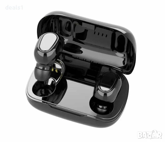 L21 TWS Безжични Bluetooth Водоустойчиви Слушалки Стерео звук LED дисплей, снимка 1