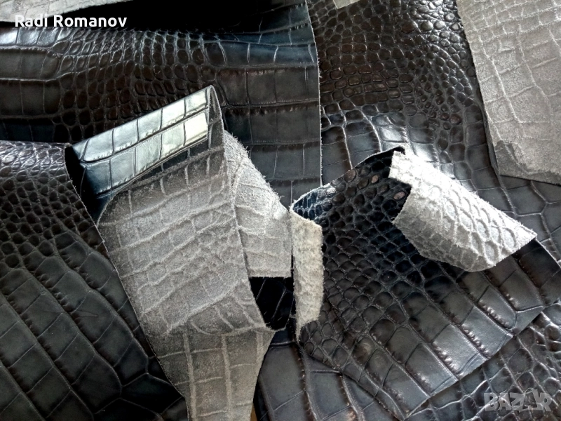 Кожени изрезки, парчета кожа, снимка 1