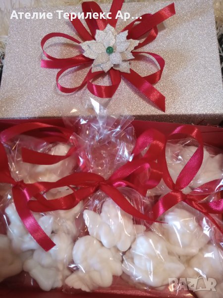 Коледен подарък!Кутия с 15 сапунчета ангелчета, снимка 1