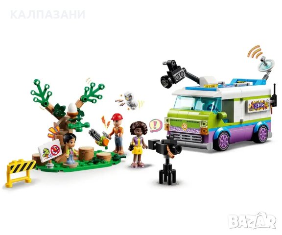 LEGO Friends 41749 - Новинарски бус - Newsroom Van, снимка 3 - Конструктори - 43747772