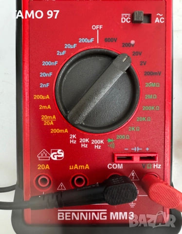 Benning MM3 - Цифров мултицет! , снимка 3 - Други инструменти - 52861657