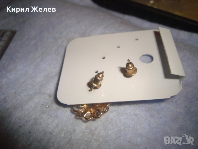 ПОЗЛАТЕНИ КРАСИВИ с ЮВЕЛИРНО ФАСЕТИРАН ЦИРКОН МОДНИ МАРКОВИ ОБЕЦИ - НОВИ 92113, снимка 9 - Обеци - 36596924